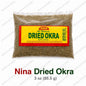 Nina dried okra 3oz image 0