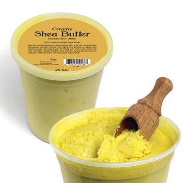 Creamy African Shea Butter: Yellow 25 oz image 0