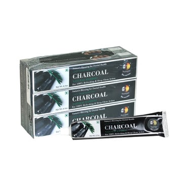 Charcoal Herbal Toothpaste - 6 Pack image 0