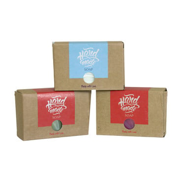 Set Of 3 Handmade Soaps (Assorted) image 0