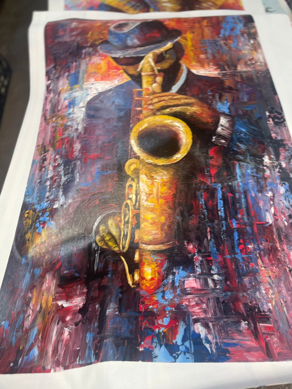 African musicians painting image 0