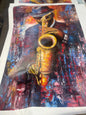 African musicians painting image 0